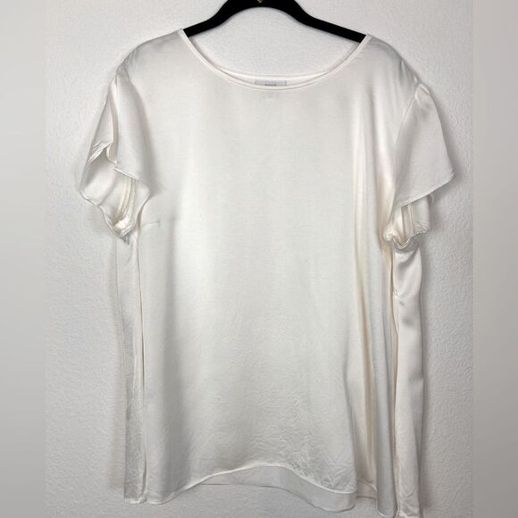 J. Jill Pure Jill Flutter Sleeve Elegant Feminine Blouse - Picture 1 of 9